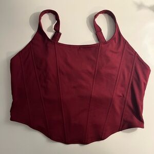 ReoRia Rich Burgundy Corset Top